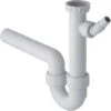 Geberit Accesorios - Sifón De Fregadero, Con Manguera Angular, Salida Horizontal, D 40 Mm 152.713.11.1
