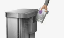 Simplehuman Cubos De Basura - Cubo De Basura Para Residuos Clasificados, Con Bolsillo Para Bolsas, 58 L, Acero Inoxidable Cepillado CW2025 -Franke Shop 124411716c9ceed165a9061e