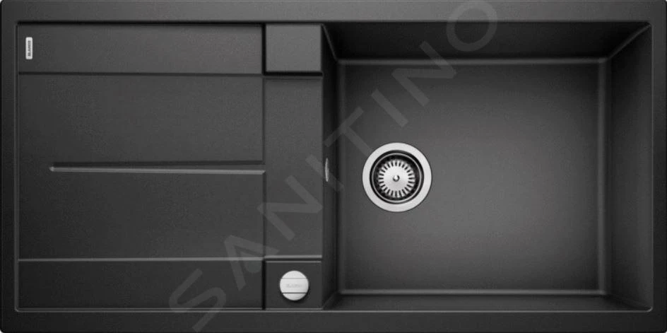 Blanco Metra XL 6 - Fregadero De Silgranite, 1000x500 Mm, Con Control De Desagüe, Antracita 515286 3 Blanco Metra XL 6 - Fregadero De Silgranite, 1000x500 Mm, Con Control De Desagüe, Antracita 515286