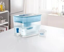 Brita Jarras De Filtrado - Dispensador De Agua Filtrada Flow Memo, Capacidad 8200 Ml, Azul 1039277 -Franke Shop 15ac62e27b33630204e51459