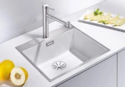 Blanco Subline 500 - Fregadero Silgranite, 543x510 Mm, Con Control De Desagüe, SteelFrame, InFino, Blanco 524112 -Franke Shop 15fa0f4922ef8922facef929