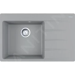 Franke Conjuntos De Cocina - Conjunto G219, Fregadero De Fragranite CNG 611-78 TL/2 Y Grifo FC 3055.084, Piedra Gris/cromo 114.0650.827 -Franke Shop 18c0a69b2cf4f43f3bb029b1