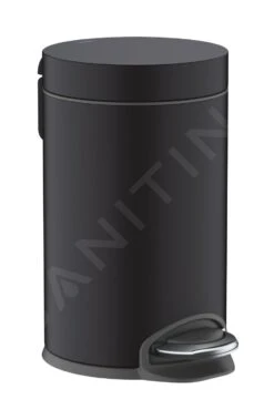 Hansgrohe AddStoris - Cubo De Basura 3 L, Soft Close, Negro Mate 41775670