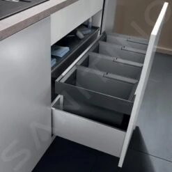 Blanco Flexon II - Cubo De Basura Extraíble, Con Compartimientos, Capacidad 73 L 521475 -Franke Shop 1e5a0a16b3cb67145ad51611