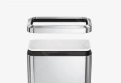 Simplehuman Cubos De Basura - Cubo Abierto Para Residuos Clasificados 20 L, Acero Inoxidable Cepillado CW1470 -Franke Shop 21c487b39ef85a54118ded28