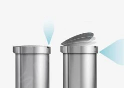 Simplehuman Cubos De Basura - Cubo De Basura Con Apertura Sin Contacto Con Sensor De Movimiento, 45 L, Acero Inoxidable Cepillado ST2009 -Franke Shop 23c64146c12d7710d9f0bb95