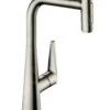 Hansgrohe Talis Select M51 - Grifo De Fregadero Con Ducha Extraíble, Aspecto De Acero Inoxidable 72823800 -Franke Shop 25c946feba07cadec5306820