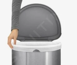 Simplehuman Cubos De Basura - Cubo De Basura 45 L, Acero Inoxidable Cepillado CW2030 -Franke Shop 2bfa3c88ae0d60a9d1bfa13b
