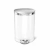 Simplehuman Cubos De Basura - Cubo De Basura 6 L, Blanco CW1835CB