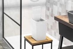 Aqualine Accesorios - Cubo De Basura Touch 8,5 L, Blanco TRN-183-06 -Franke Shop 311e7c571afb4d1fc7299a07