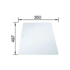 Blanco Accesorios - Tabla De Cortar Axia III, 497x350 Mm, Cristal/blanco 234045 -Franke Shop 3a4f470af66d697b57925ba9