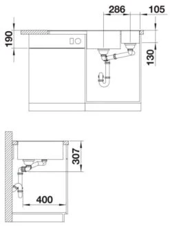 Blanco Axia III 6 - Fregadero De Silgranite, 990x500 Mm, Con Control De Desagüe Y Con Accesorios, Negro 525854 -Franke Shop 3d3bbee4ae37c9f4bd835477