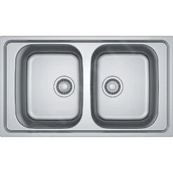 Franke Spark - Fregadero SKX 620, 860x500 Mm, Acero Inoxidable 101.0504.081