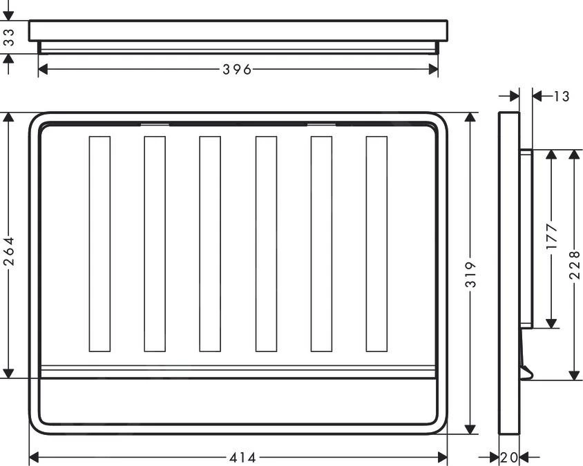 Hansgrohe Accesorios - Escurridor Portátil, Acero Inoxidable 40962800 4 Hansgrohe Accesorios - Escurridor Portátil, Acero Inoxidable 40962800 - Imagen 2
