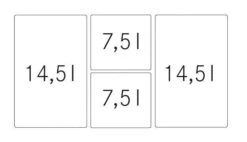 Franke Sortery - Cubo De Basura Integrado Easysort 600-2-2 121.0494.193 -Franke Shop 4e5421280ddb951dada6d156