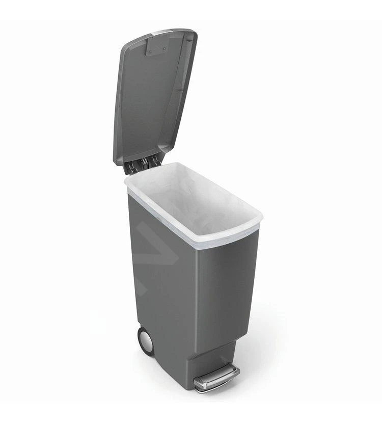 Simplehuman Cubos De Basura - Cubo De Basura Slim 40 L, Gris CW1363 6 Simplehuman Cubos De Basura - Cubo De Basura Slim 40 L, Gris CW1363 - Imagen 4