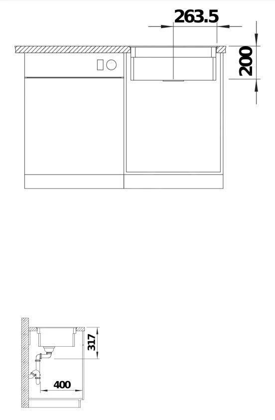 Blanco Etagon 500 - Fregadero De Silgranite, 527x427 Mm, Con Guías, Negro 526349 5 Blanco Etagon 500 - Fregadero De Silgranite, 527x427 Mm, Con Guías, Negro 526349 - Imagen 3