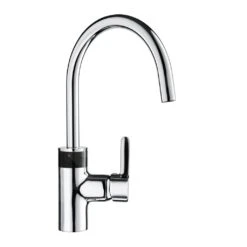 Kludi E-Go - Grifo Monomando Automático De Fregadero, Alimentación De Red, Cromo 422000575