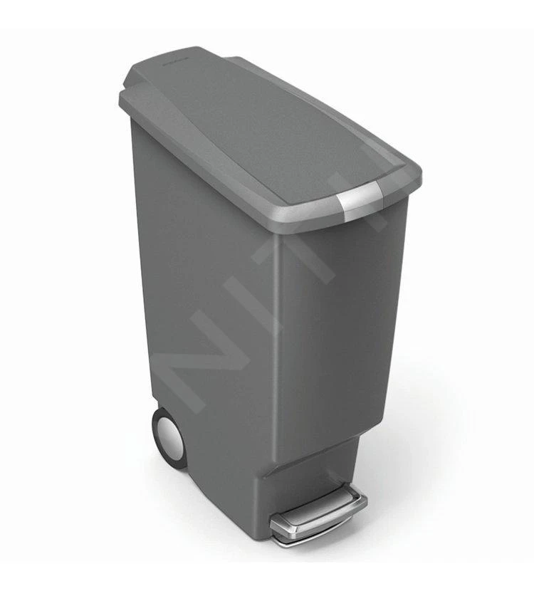 Simplehuman Cubos De Basura - Cubo De Basura Slim 40 L, Gris CW1363 5 Simplehuman Cubos De Basura - Cubo De Basura Slim 40 L, Gris CW1363 - Imagen 3