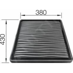 Blanco Accesorios - Escurridor, Negro 230734