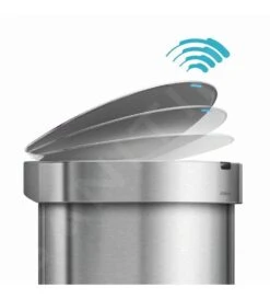 Simplehuman Cubos De Basura - Cubo De Basura Con Apertura Sin Contacto Con Sensor De Movimiento, 45 L, Acero Inoxidable Cepillado ST2009 -Franke Shop 5fb97fc9f62967b5be7cbfff