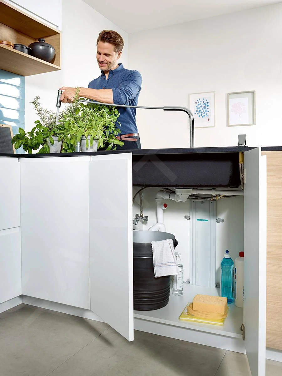 Hansgrohe Talis M52 - Grifo De Fregadero M5216-H170 Con Ducha Extraíble, SBOX, Aspecto De Acero Inoxidable 73860800 7 Hansgrohe Talis M52 - Grifo De Fregadero M5216-H170 Con Ducha Extraíble, SBOX, Aspecto De Acero Inoxidable 73860800 - Imagen 5