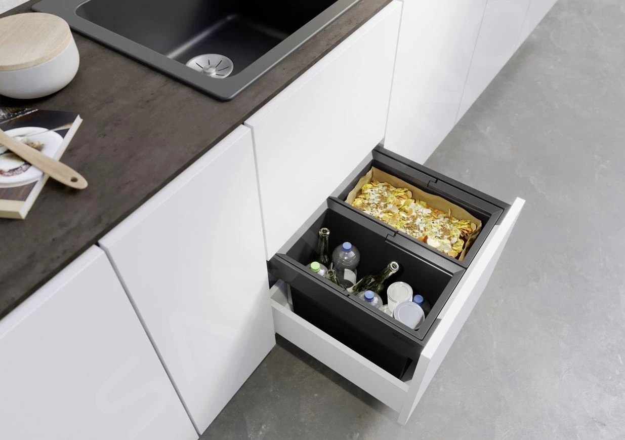 Blanco Flexon II - Papelera Incorporada, Dividida, Volumen 38 L 526639 5 Blanco Flexon II - Papelera Incorporada, Dividida, Volumen 38 L 526639 - Imagen 3