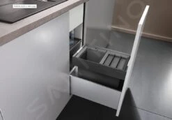 Blanco Flexon II - Papelera Incorporada, Dividida, Volumen 16 L 521467 -Franke Shop 678911cad809f74c403ec627