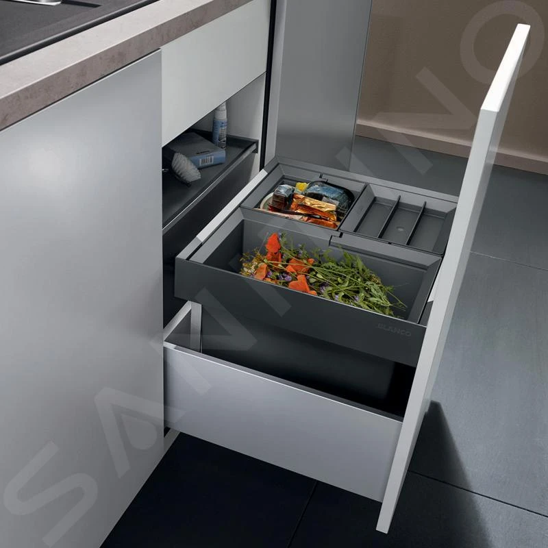 Blanco Flexon II - Cubo De Basura Extraíble, Capacidad 35 L 521470 5 Blanco Flexon II - Cubo De Basura Extraíble, Capacidad 35 L 521470 - Imagen 3