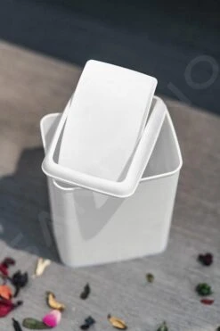 Aqualine Accesorios - Cubo De Basura Soft, 5 L, Blanco TRN-187-06 -Franke Shop 69cad8116c47699f6dfe54ec