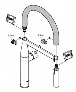 Grohe Essence - Manguera Para Grifería De Fregadero, Naranja 30321YR0 -Franke Shop 6aaadcab28fc495f3f852629 4
