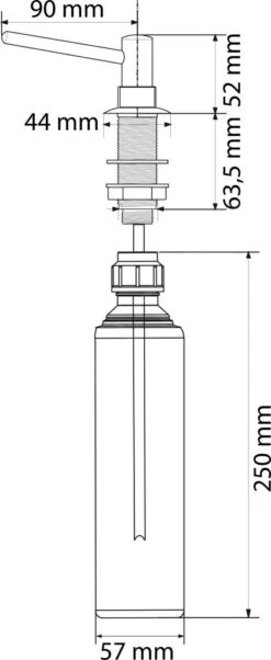 Franke Basic - Dispensador De Jabón, 500 Ml, Cromo 119.0084.687 -Franke Shop 6b63f10ea26ce637943db522