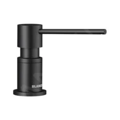 Blanco Accesorios - Dispensador De Detergente Lato, Negro Mate 525789
