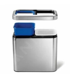 Simplehuman Cubos De Basura - Cubo Abierto Para Residuos Clasificados 20 L, Acero Inoxidable Cepillado CW1470 -Franke Shop 6e742928079bfc9452622d83