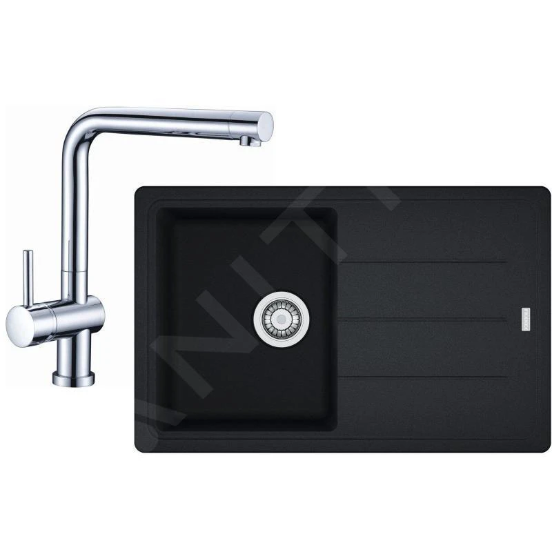 Franke Conjuntos De Cocina - Conjunto De Cocina G97, Fregadero De Granito BFG 611-78, ónix + Grifo SAMOA, Cromo 114.0439.152 3 Franke Conjuntos De Cocina - Conjunto De Cocina G97, Fregadero De Granito BFG 611-78, ónix + Grifo SAMOA, Cromo 114.0439.152