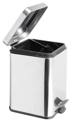 Aqualine Simple Line - Cubo De Basura Cuadrado 3l, Acero Inoxidable Pulido GAQ003 -Franke Shop 70774397fd8d8e89726d9ca4