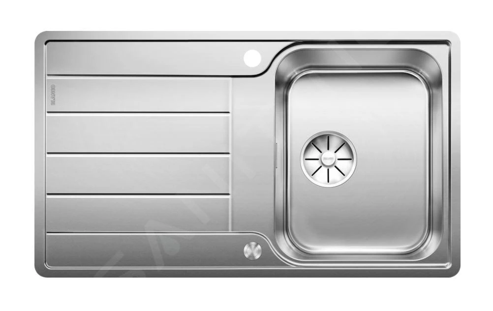 Blanco Classimo - Fregadero 86x50 Cm, Con Control De Desagüe, InFino, Acero Inoxidable Cepillado 525330 3 Blanco Classimo - Fregadero 86x50 Cm, Con Control De Desagüe, InFino, Acero Inoxidable Cepillado 525330