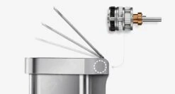 Simplehuman Cubos De Basura - Cubo De Basura Con Apertura Sin Contacto Para Residuos Clasificados, Con Sensor De Voz Y De Movimiento, 58 L, Acero Inoxidable Cepillado ST2036 -Franke Shop 76179b2c6d3ea8c8a3dbb71f