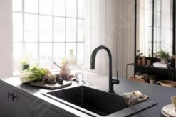 Hansgrohe Aqittura M91 - Grifo De Fregadero Con Caño Extraíble Y Filtración, SBox, Negro Mate 76826670 -Franke Shop 7abea50a4f3741e20cf68a31