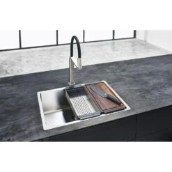 Franke Accesorios - Caja Con Accesorios Para Fregadero, Acero Inoxidable/plástico Negro 112.0619.946 -Franke Shop 808daaa125b4d9a6632f1256