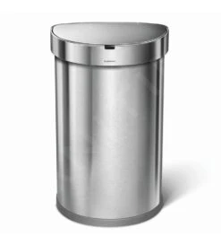Simplehuman Cubos De Basura - Cubo De Basura Con Apertura Sin Contacto Con Sensor De Movimiento, 45 L, Acero Inoxidable Cepillado ST2009 -Franke Shop 84fd666dc4c0e8288caf61c6