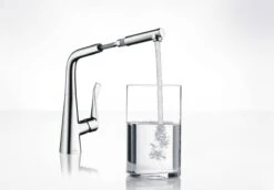 Hansgrohe Metris New - Grifo Monomando De Cocina 320, Con Caño Extraíble, Cromo 14821000 -Franke Shop 89f6c8fd6675cbf9c7640bd4