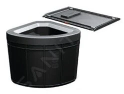 Franke Sortery - Cubo De Basura Integrado 45, Negro 121.0307.565