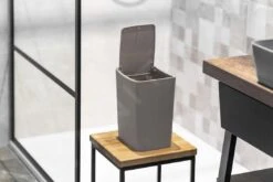 Aqualine Accesorios - Cubo De Basura Touch 8,5 L, Terra TRN-183-05 -Franke Shop 8d29cfaa2f80216bd3d313f1