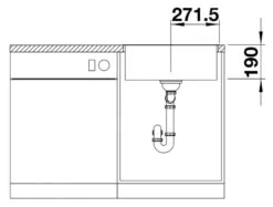 Blanco Subline 500 - Fregadero De Silgranite, 543x443 Mm, Con Control De Desagüe, SteelFrame, Negro 525998 -Franke Shop 90c5c3bcf87ba0e95c48c646