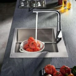 Hansgrohe Fregaderos - Fregadero Sobre Encimera S711-F450, Acero Inoxidable 43301800 -Franke Shop 956aa090e4d80bc3309eb4bb