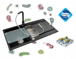 Franke Conjuntos De Cocina - Conjunto G7, Fregadero De Fragranite MRG 611-62 Y Grifo Samoa, Negro Mate/cromo 114.0650.568 -Franke Shop PHOTO 138