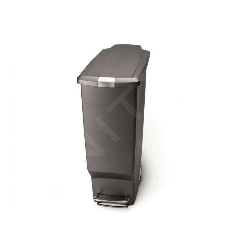 Simplehuman Cubos De Basura - Cubo De Basura Slim 40 L, Gris CW1363 3 Simplehuman Cubos De Basura - Cubo De Basura Slim 40 L, Gris CW1363