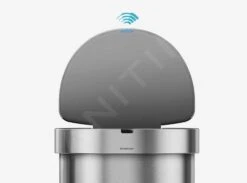 Simplehuman Cubos De Basura - Cubo De Basura Con Apertura Sin Contacto Con Sensor De Movimiento, 45 L, Acero Inoxidable Cepillado ST2009 -Franke Shop c6576072a4171a636f689cd0