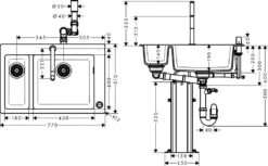 Hansgrohe Fregaderos - Conjunto Fregadero Y Grifo C51-F635-09, Negro Grafito/cromo 43220000 -Franke Shop dbd95e3ec74699007520a465